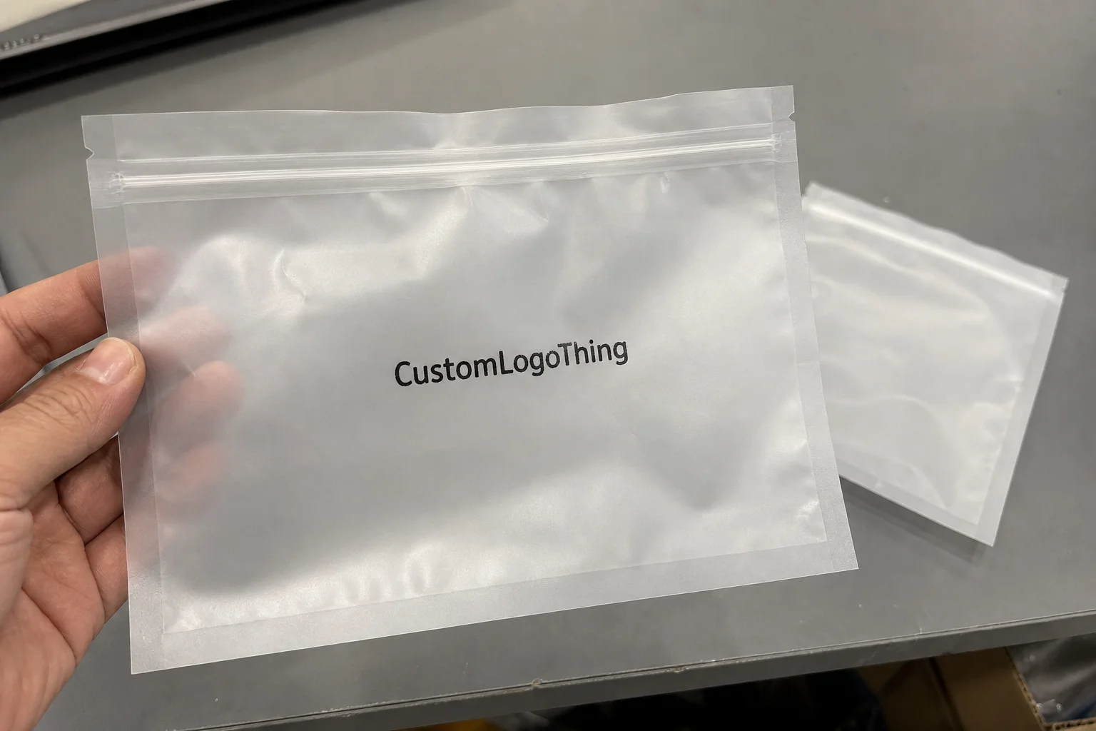 Pharmacy Frosted Zipper Bags Unit Cost Plan and Quote