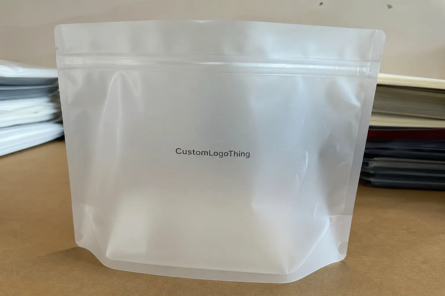 Sourcing Custom Frosted Zipper Bags for Food Brands