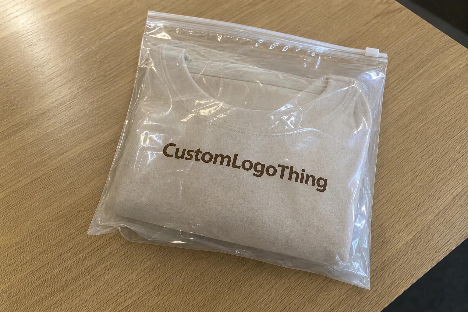 Custom Slider Lock Clothing Bags for Beauty Brands