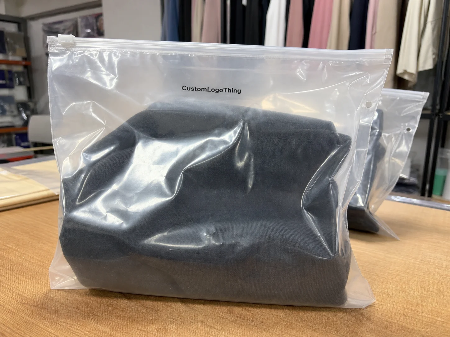 Order PVC Zipper Garment Bags Unit Cost for Coffee