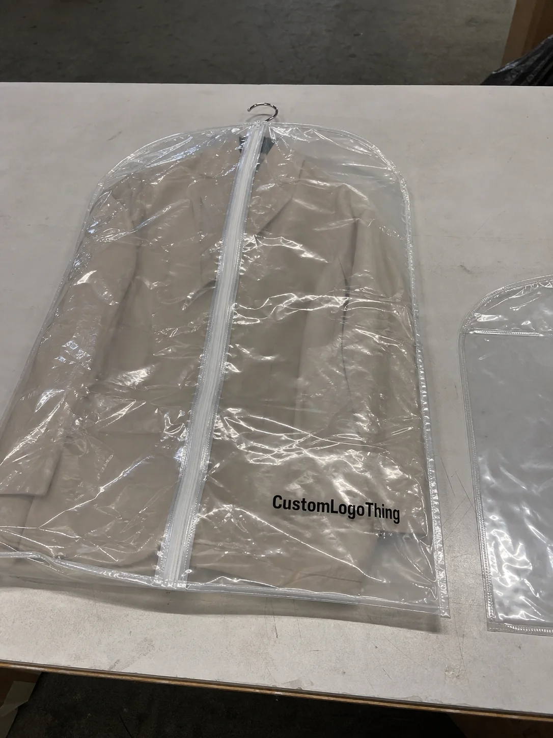 PVC Zipper Garment Bags MOQ & Unit Pricing Plan
