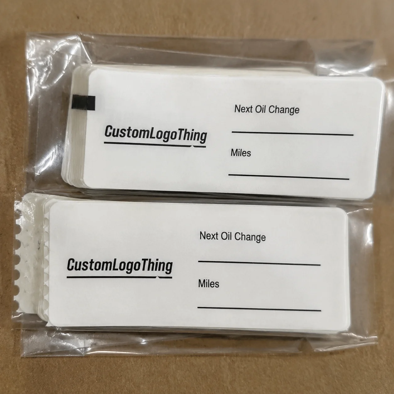 Buy Custom Oil Change Reminder Stickers That Last Longer