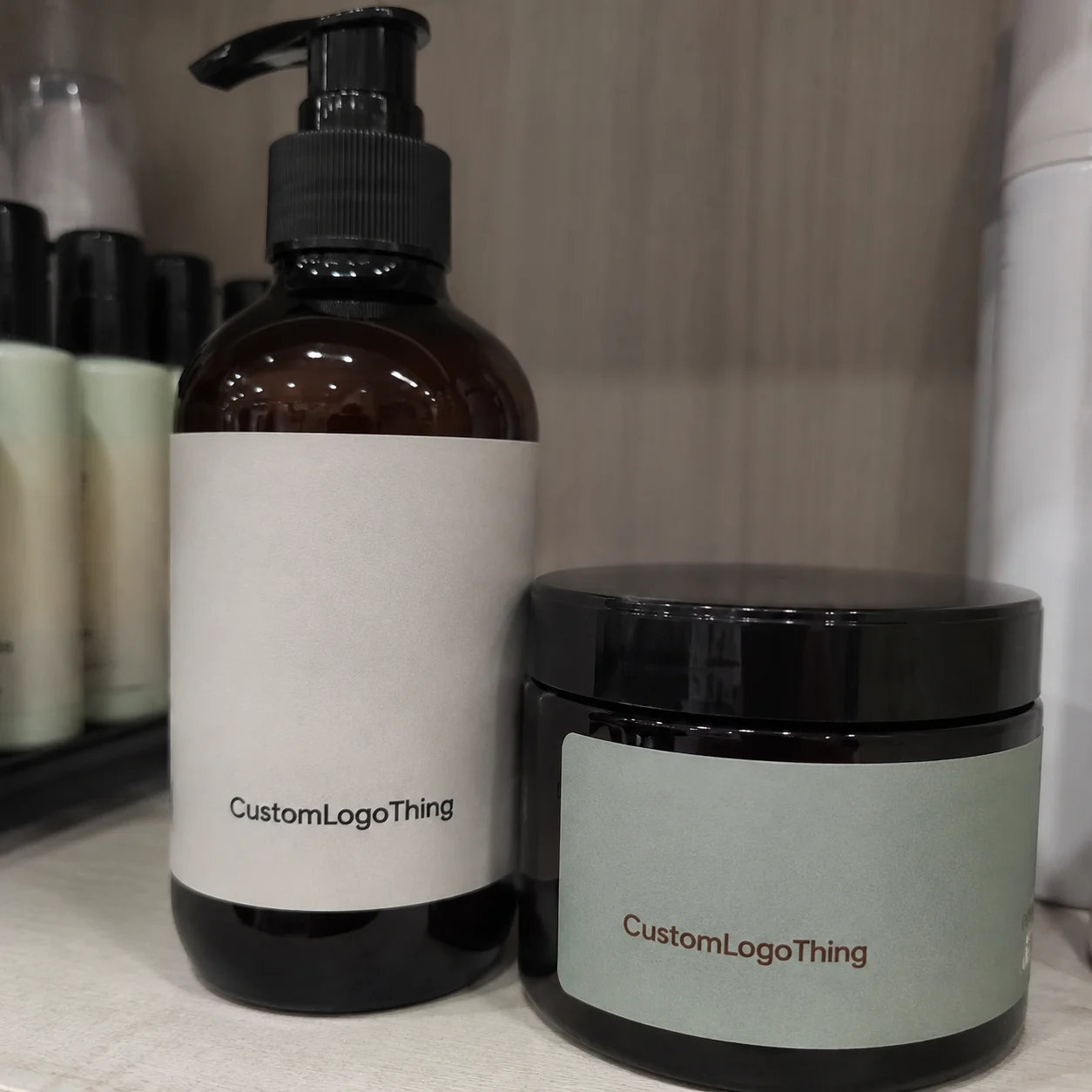 What custom hair product labels do in crowded beauty aisles - CustomLogoThing packaging example