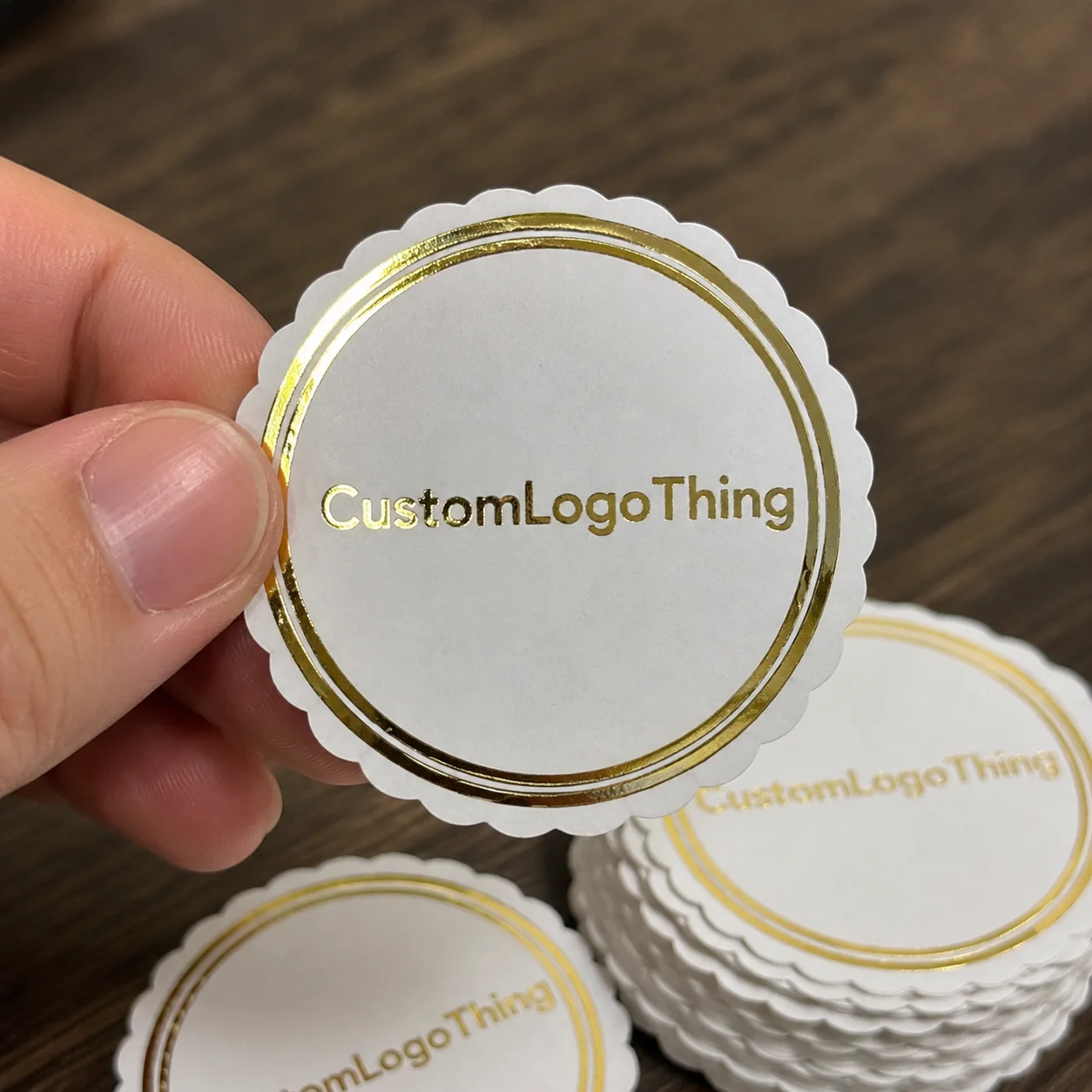 Gold Foil Custom Stickers: Design, Price, and Order