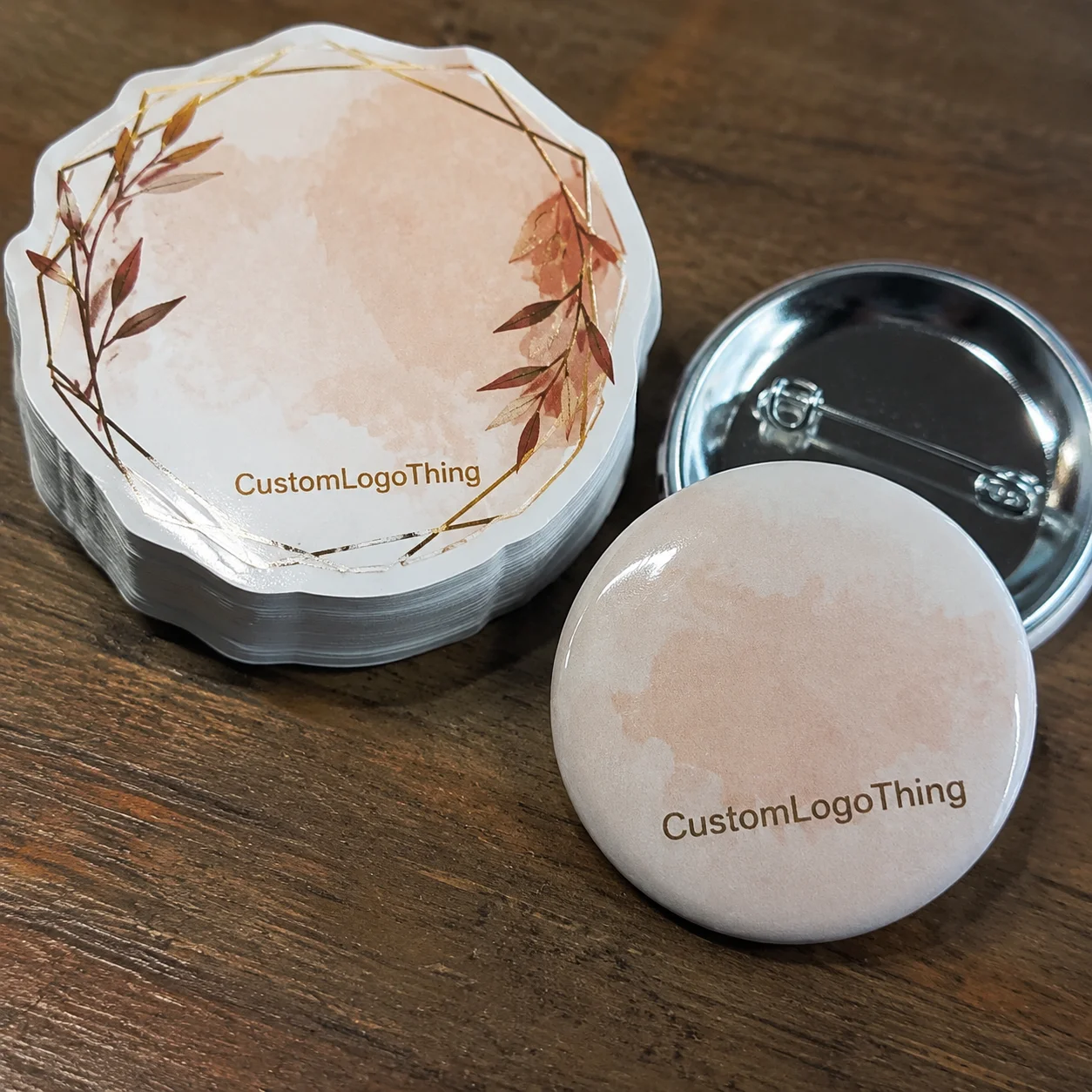 Best Deals on Bulk Personalized Party Favors: Custom Stickers and Buttons That Actually Get Used - CustomLogoThing packaging example