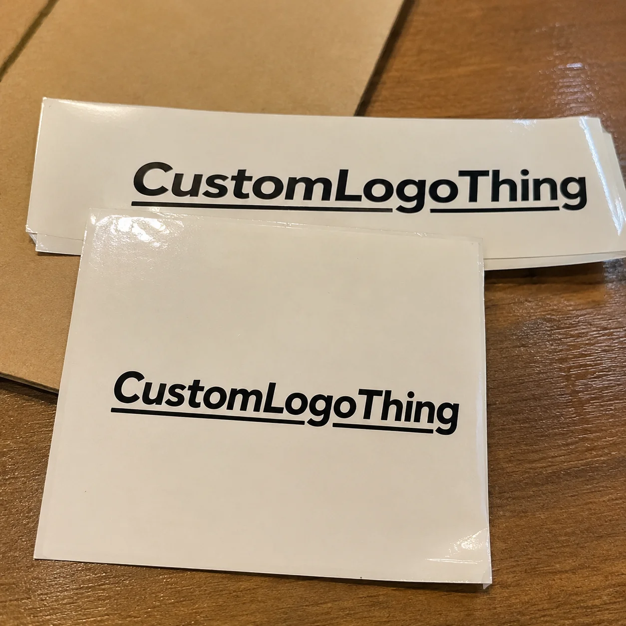 What Custom Stickers Car Buyers Should Know First - CustomLogoThing packaging example