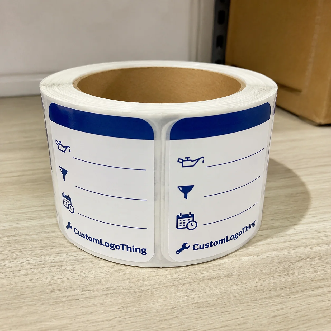Oil Change Stickers Custom: Order Durable Shop Labels
