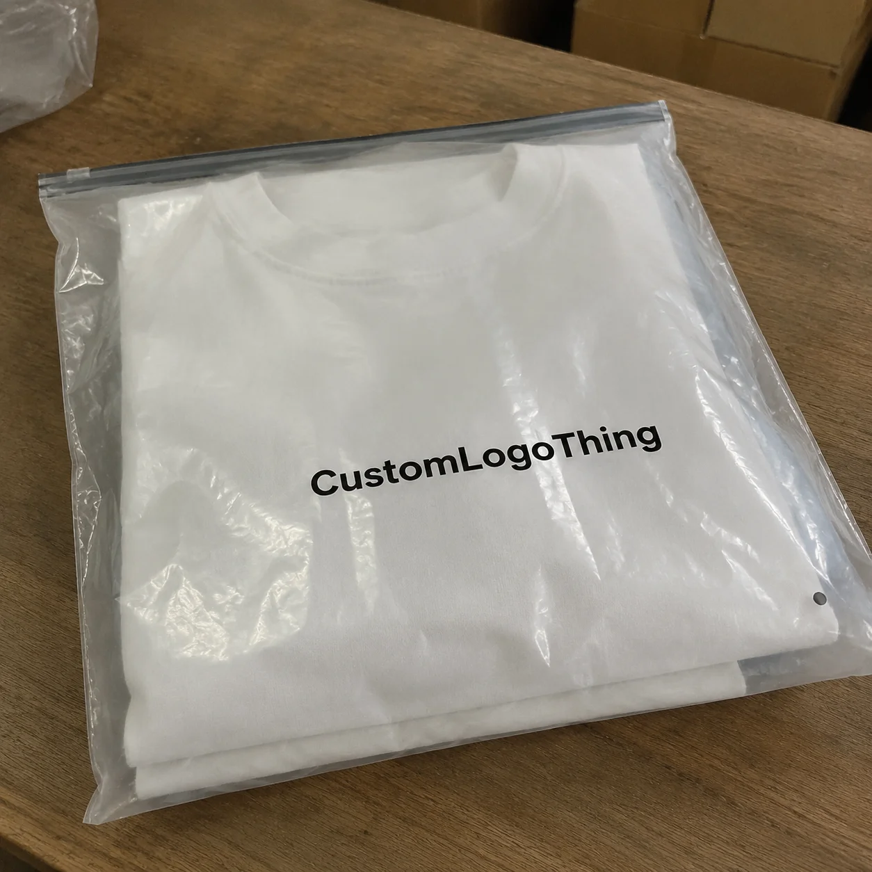 What “No Minimum” Really Means for Logo Bags - CustomLogoThing packaging example