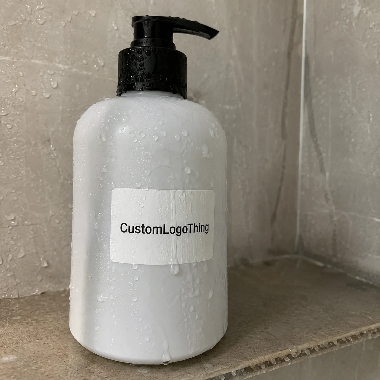 Why waterproof labels fail or hold on real packaging - CustomLogoThing packaging example