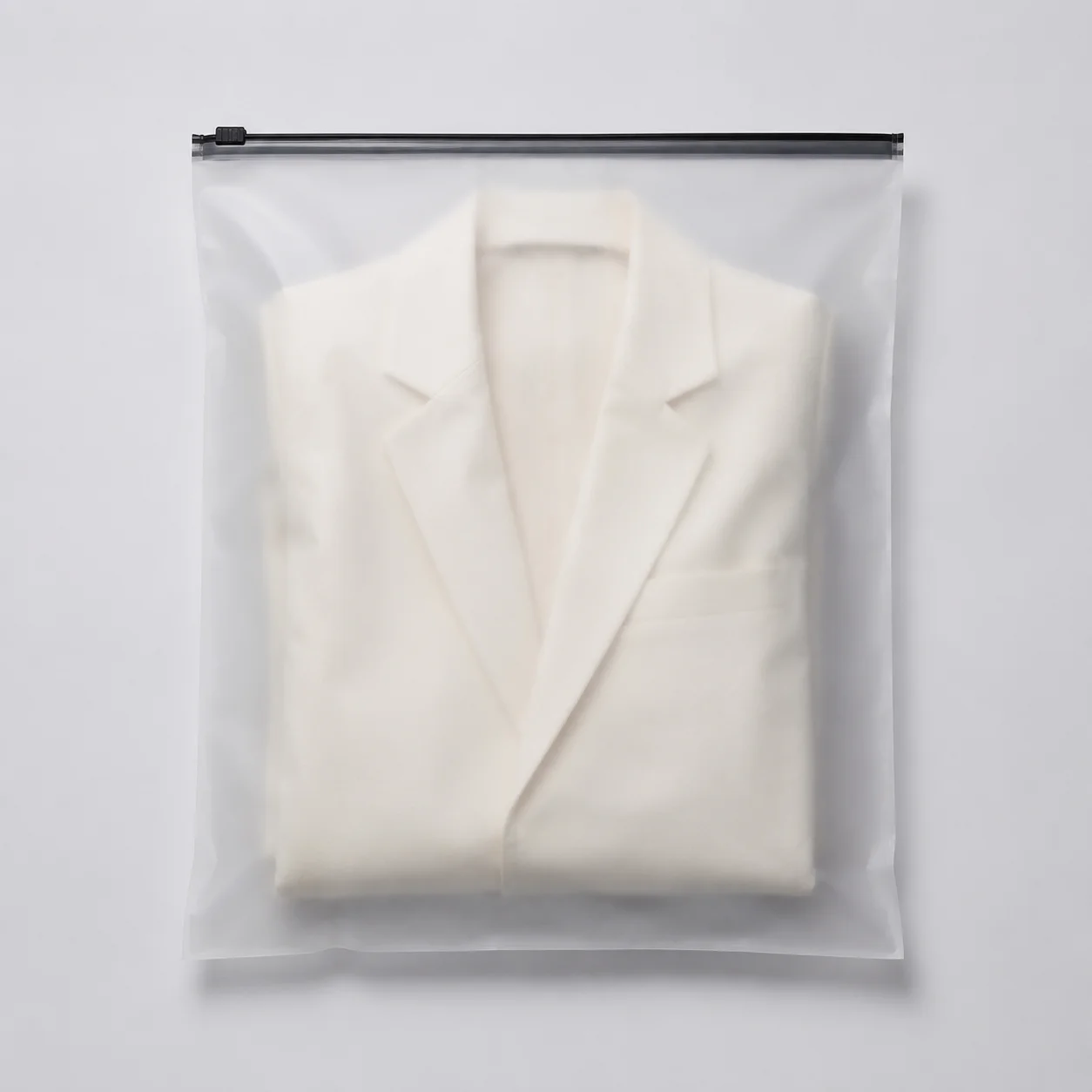 Custom Frosted Zipper Garment Bag