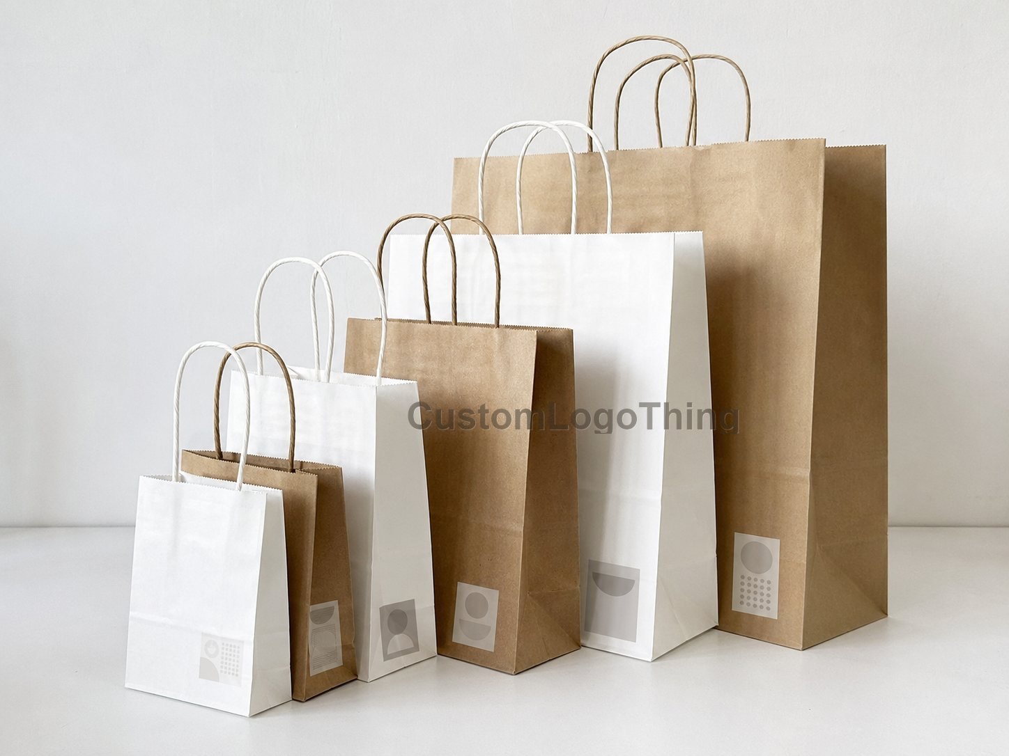 Wholesale Custom Paper Bags with Twisted Handles
