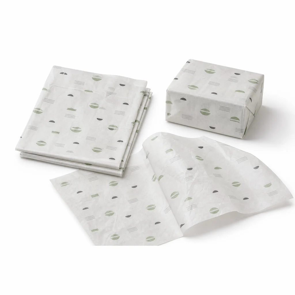 Custom printed tissue paper
