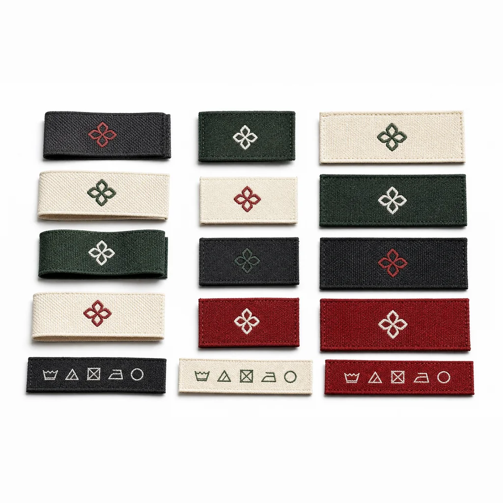 Custom woven clothing labels