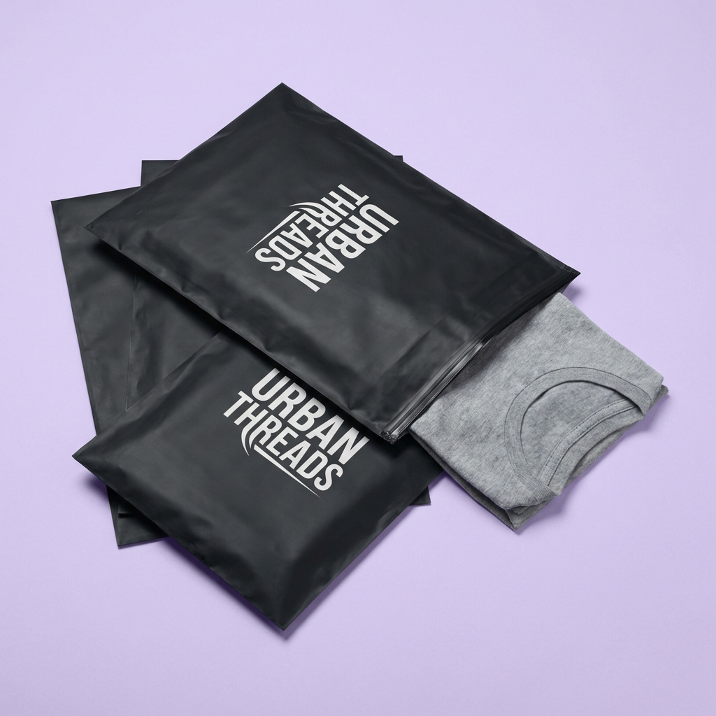 Custom plastic bags for retail