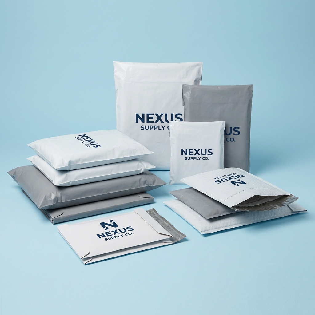 Custom shipping and poly mailer bags